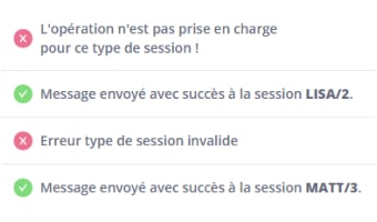 Actions de l'administrateur
